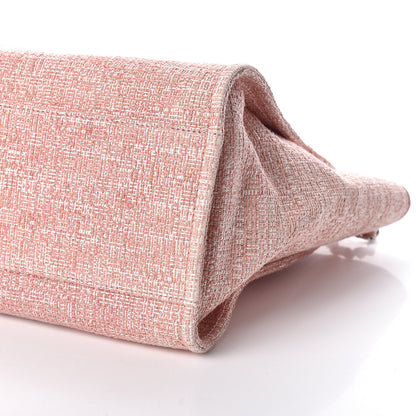 Chanel Straw Lurex Large Deauville Tote Pink 10 of 10