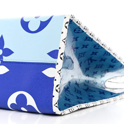 Louis Vuitton Monogram Giant Mykonos Onthego Blue 9 of 10