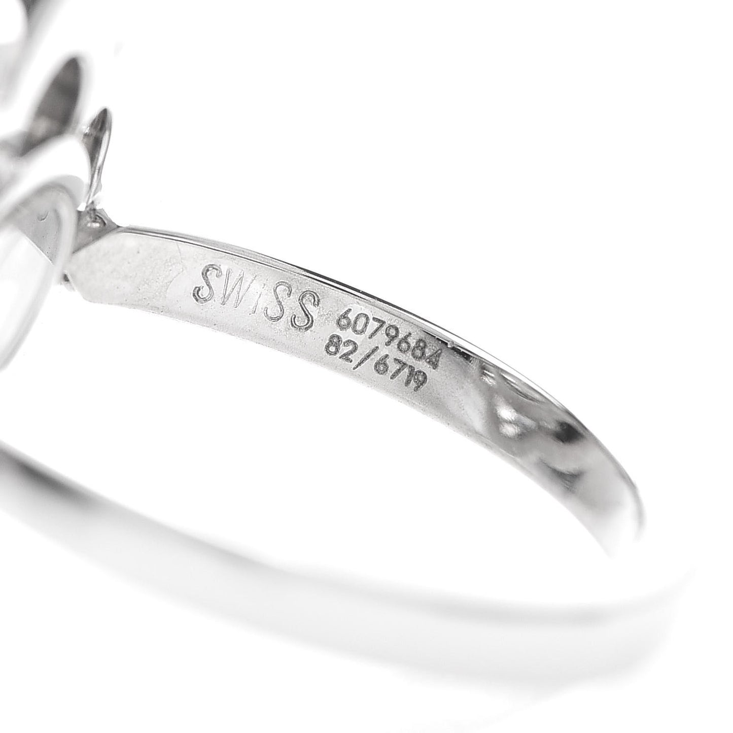 18K White Gold Diamond Happy Flower Ring 52 6