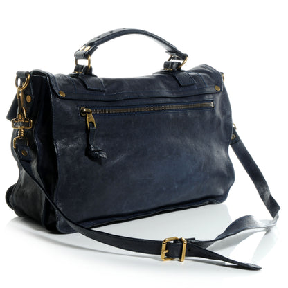 Proenza Schouler Lambskin PS1 Medium Satchel Midnight 3 of 13