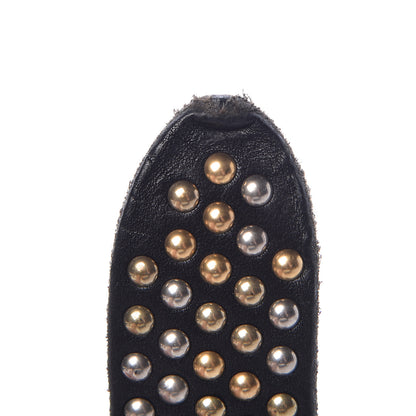 Gucci Calfskin Studded Feline Belt 105 42 Black 9 of 11