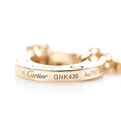 Cartier 18K Yellow Gold 2 Diamond LOVE Necklace 5 of 6