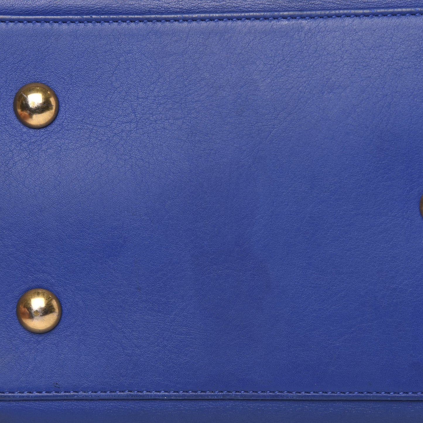 Calfskin Small Classic Y Cabas Royal Blue