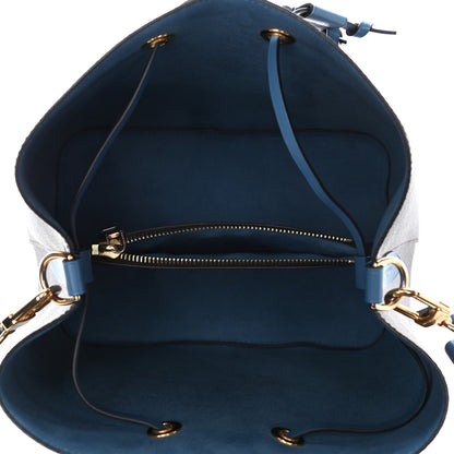 Louis Vuitton Monogram Neonoe MM Blue Jean 4 of 9