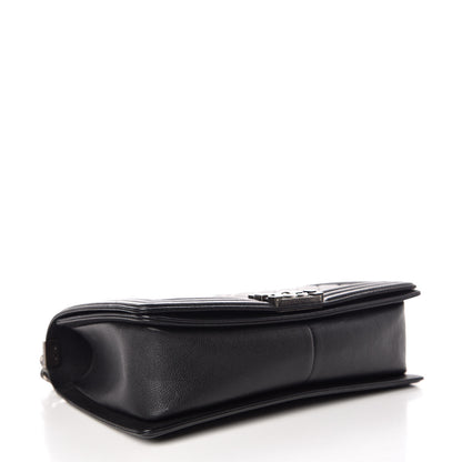 Chanel Calfskin Quilted New Medium Boy Flap Black 4 of 10