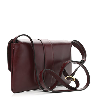 Gucci Vitello Palmellato Lux Small Arli Flap Shoulder Bag Vintage Bordeaux 3 of 12