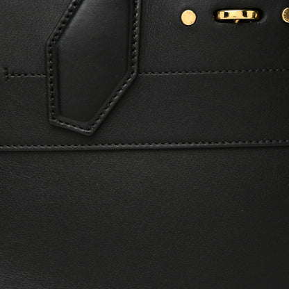 Louis Vuitton Calfskin City Steamer MM Black 7 of 13