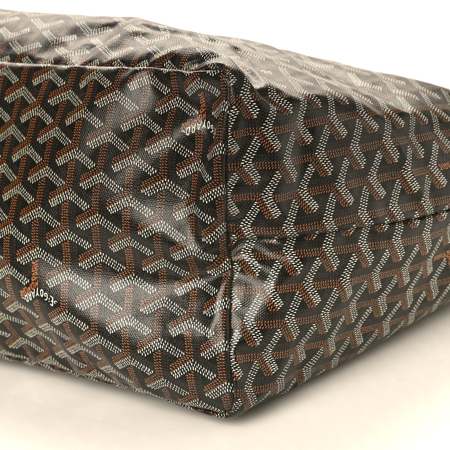 Goyard Goyardine Saint Louis GM Black Gold 8 of 8