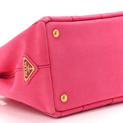 Prada Canapa Small Logo Tote Peonia 10 of 11