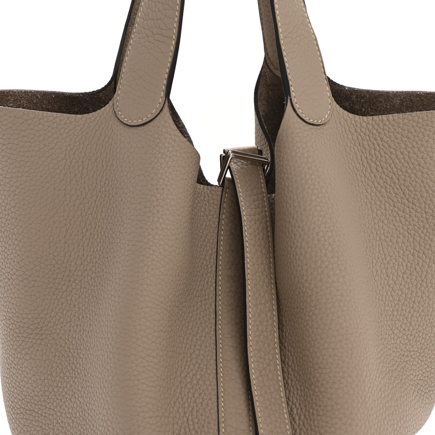 Taurillon Clemence Picotin Lock 26 GM Gris Tourterelle