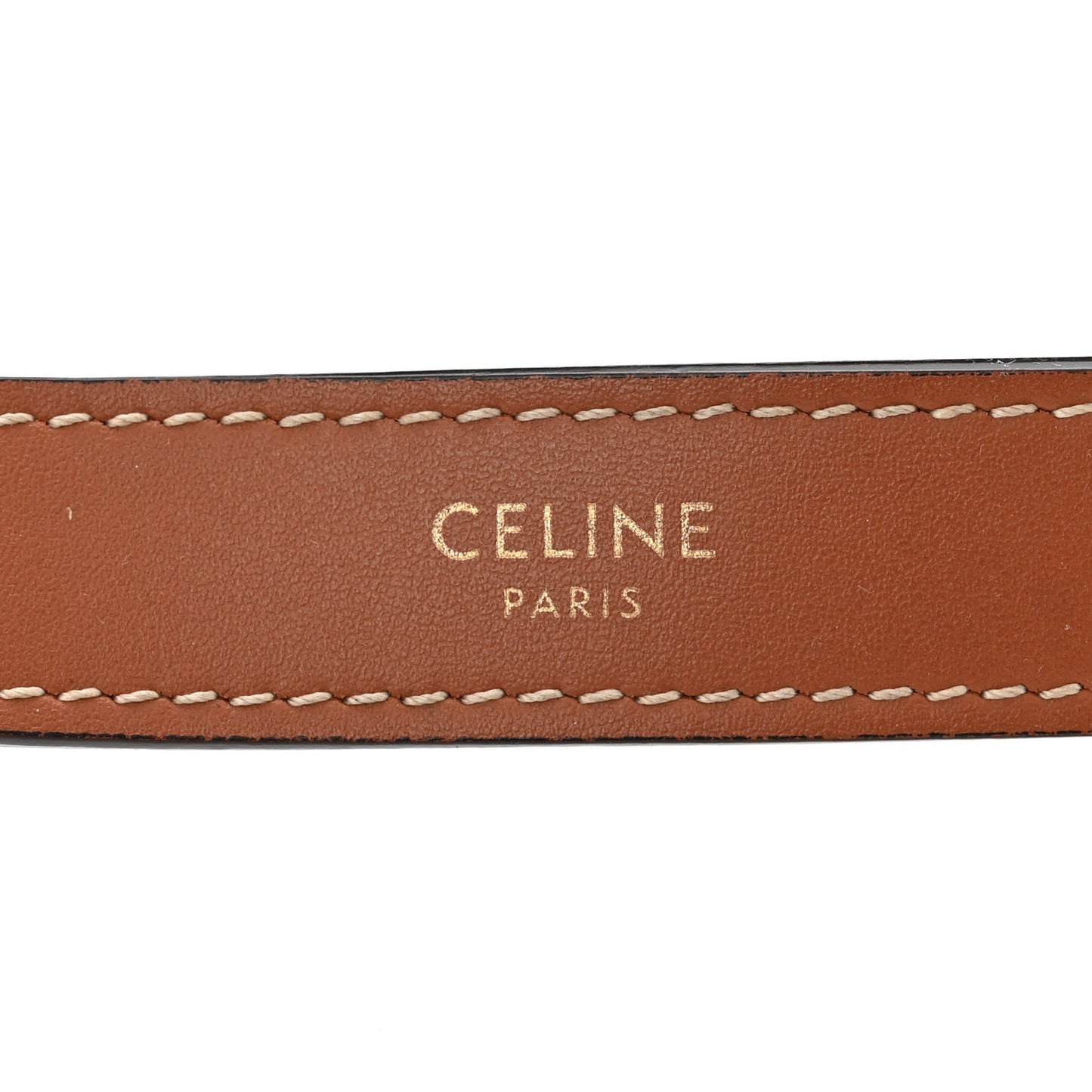Triomphe Canvas Calfskin Ava Shoulder Bag Tan