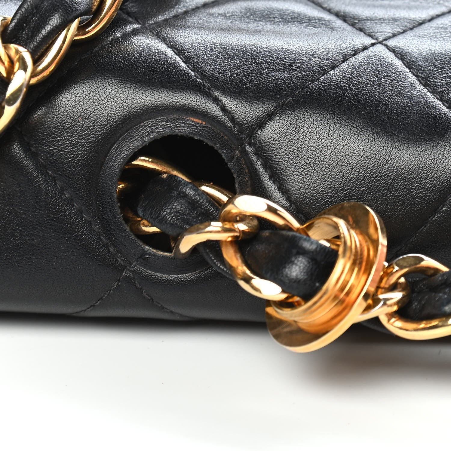 Chanel Lambskin Quilted XL Jumbo Single Flap Black 10 of 10