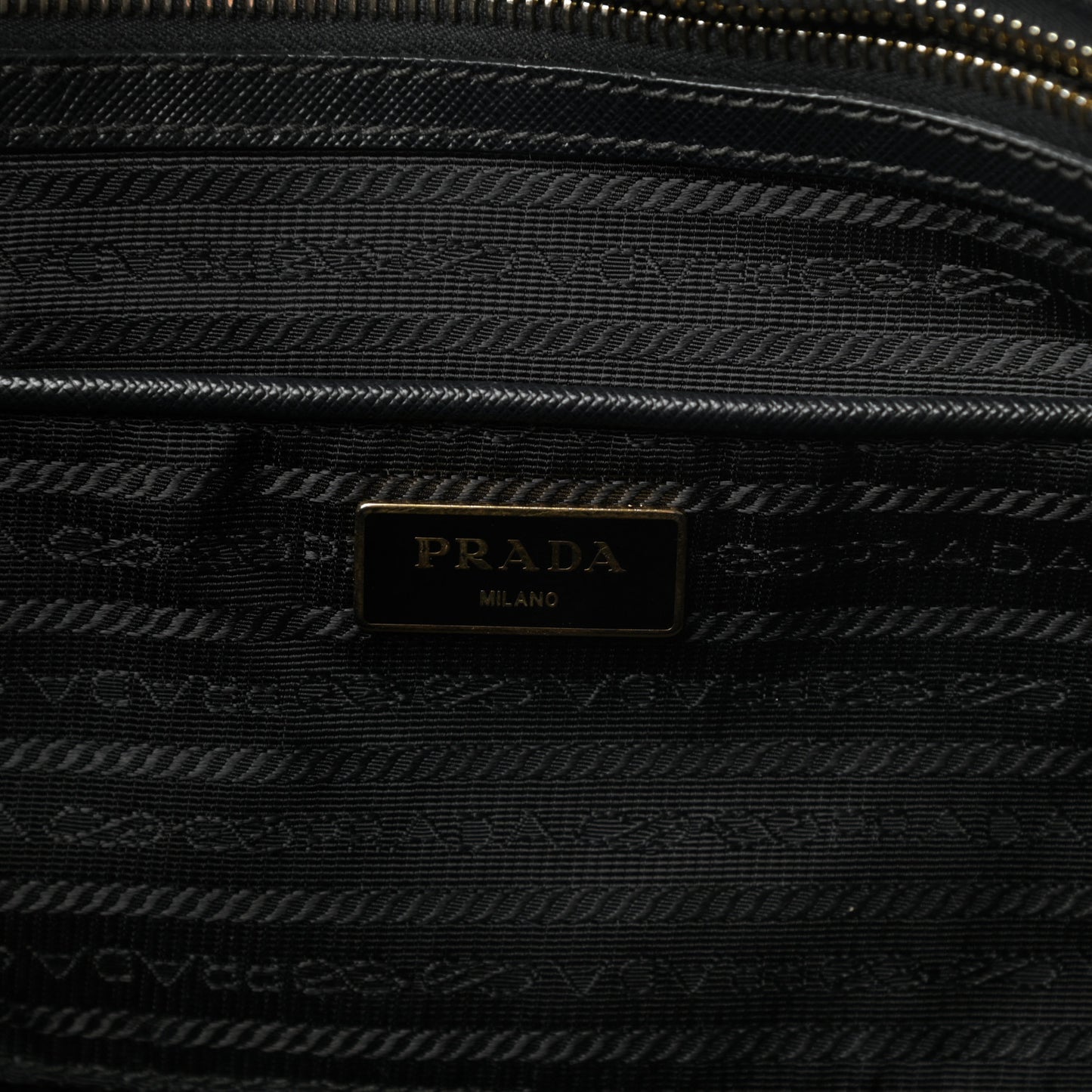 Saffiano Lux Large Tote Black