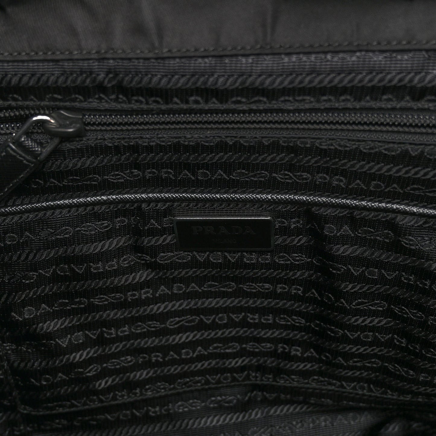 Nylon Vela Large Backpack Black