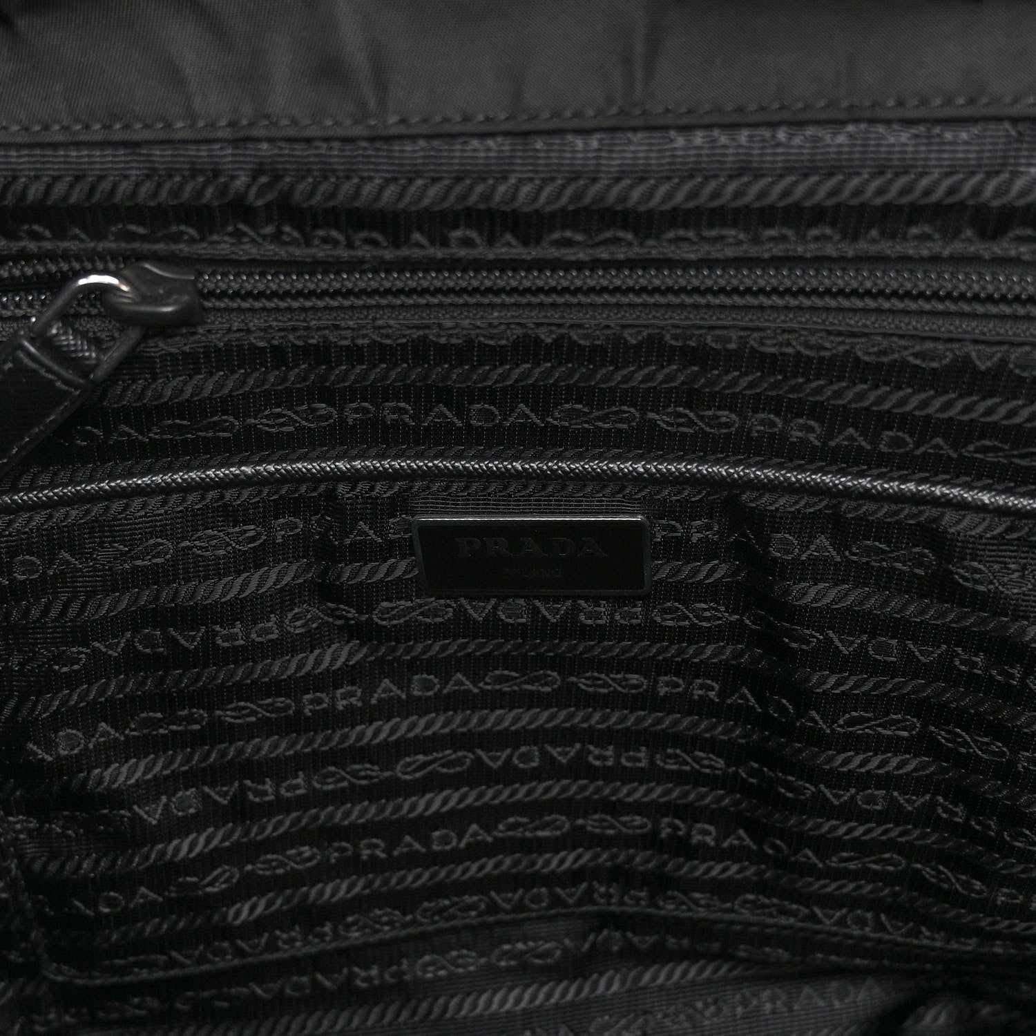 Prada Nylon Vela Large Backpack Black 6 of 9