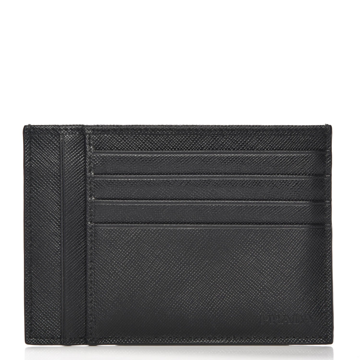 Prada Saffiano Card Holder Nero Black 1 of 9