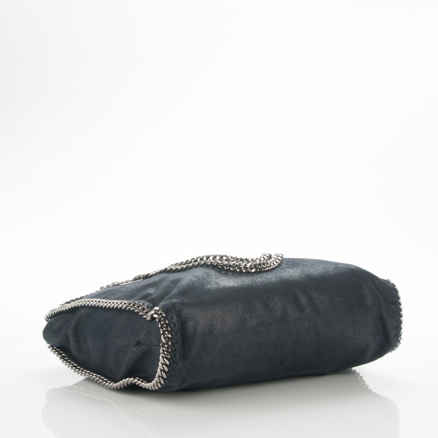 Stella McCartney Shaggy Deer Big Falabella Tote Navy 4 of 8