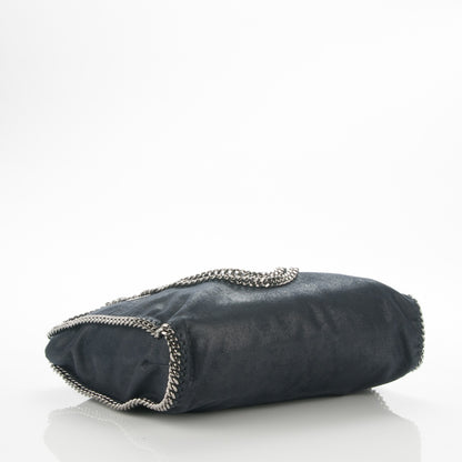 Stella McCartney Shaggy Deer Big Falabella Tote Navy 4 of 8