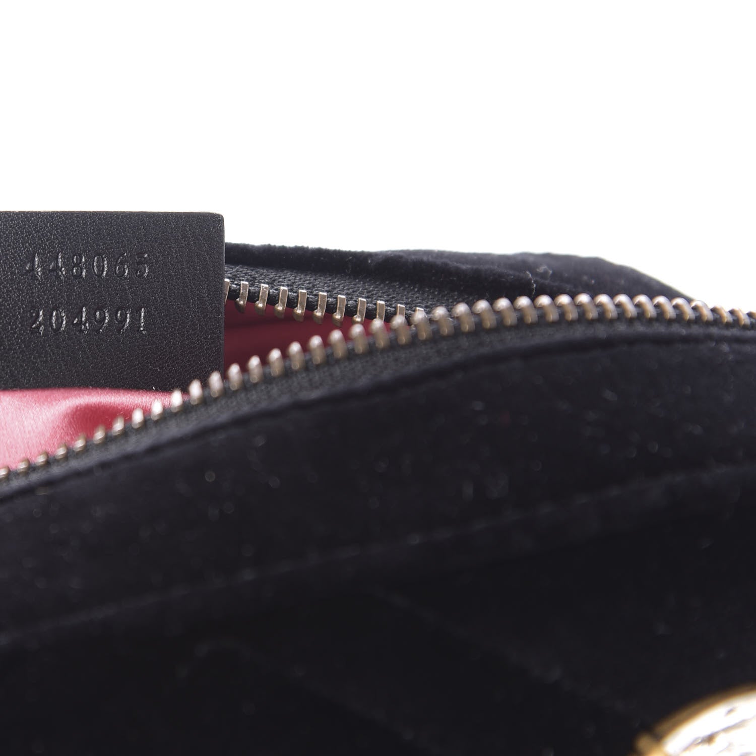 Gucci Velvet Matelasse Marquise Crystals Mini GG Marmont Chain Shoulder Bag Black 9 of 10