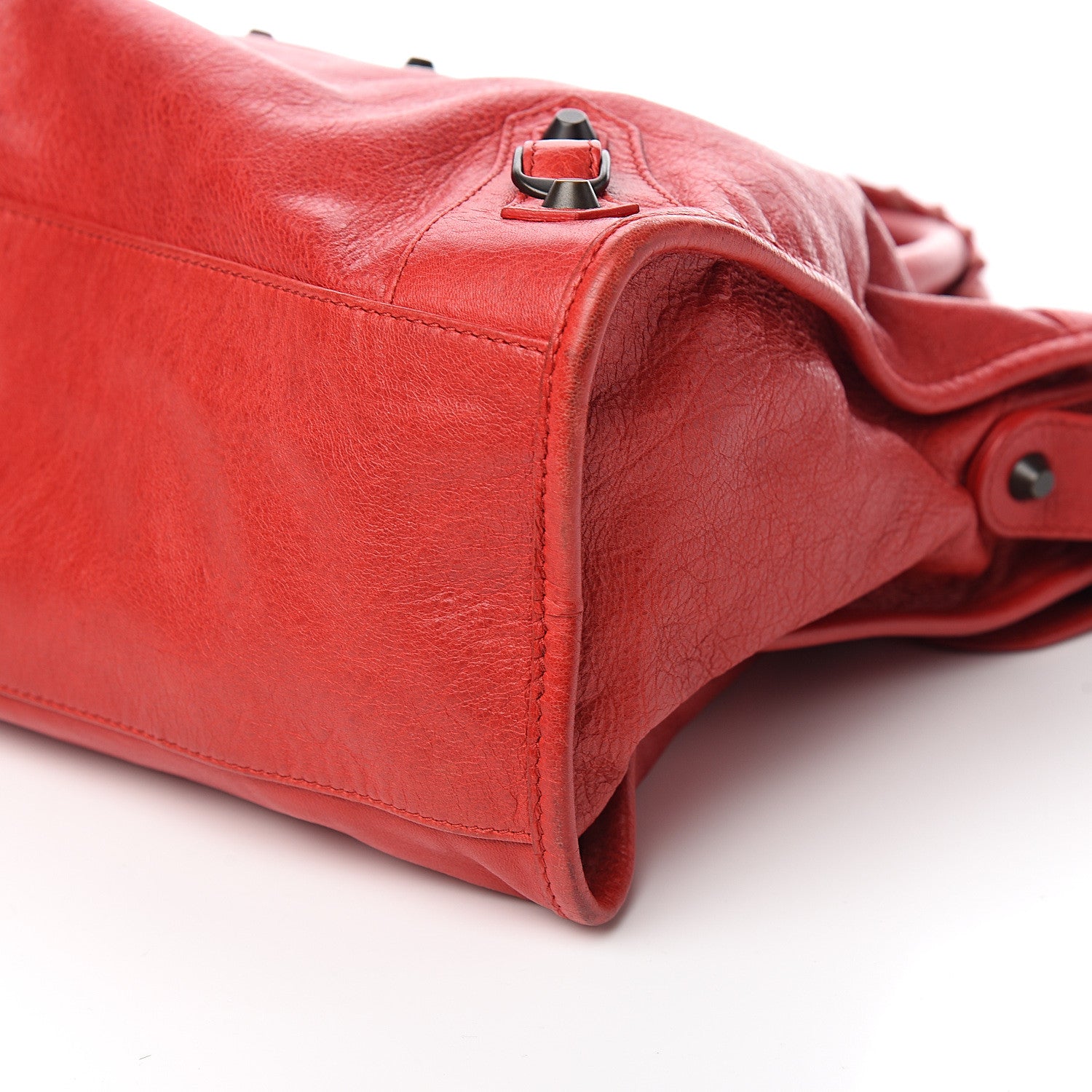 Balenciaga Agneau Classic Hardware City Rouge Coquelicot 8 of 9