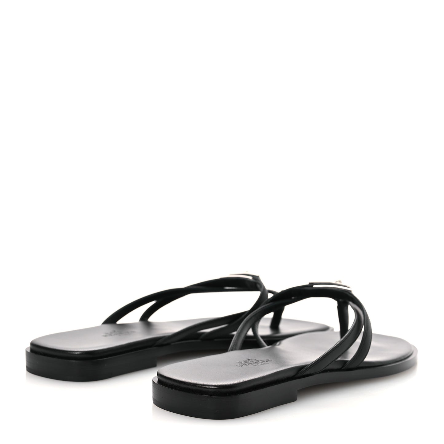 Calfskin Miss Sandals 37 Black