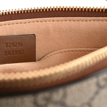 Gucci GG Supreme Monogram Wrist Wallet  Brown 7 of 11