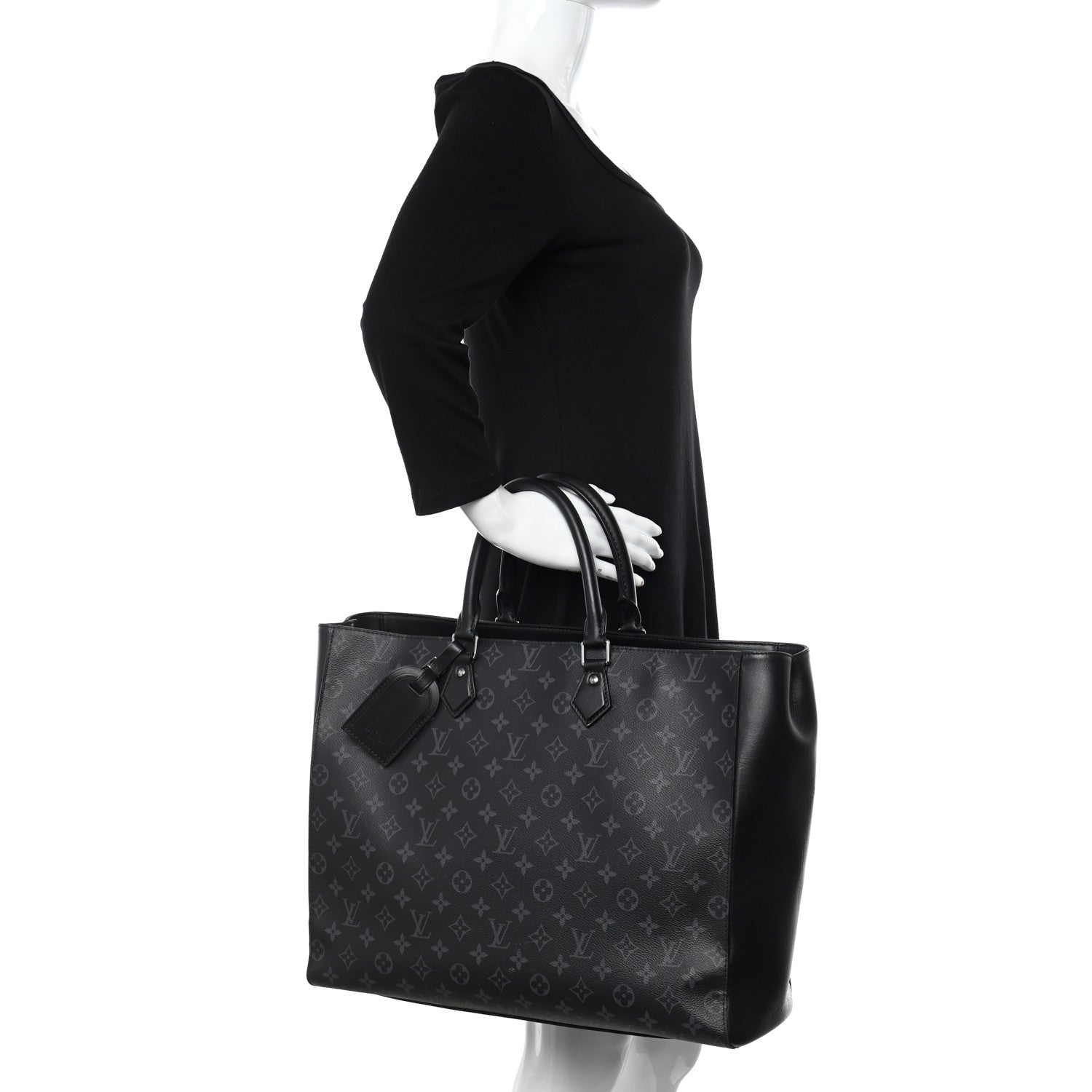 Louis Vuitton Monogram Eclipse Grand Sac 2 of 12