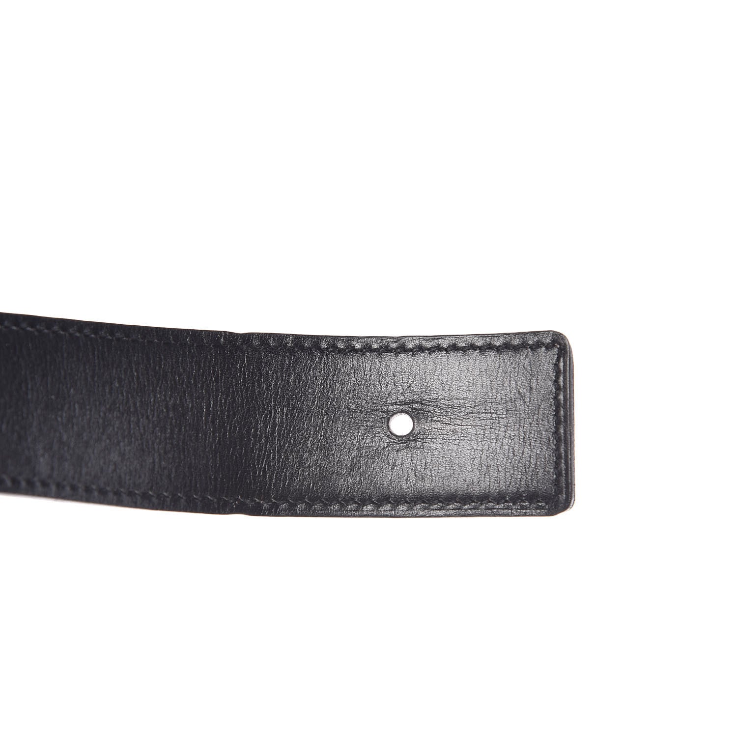 Hermes Box Togo 32mm Idem H Belt 85 Black Chocolate 7 of 10