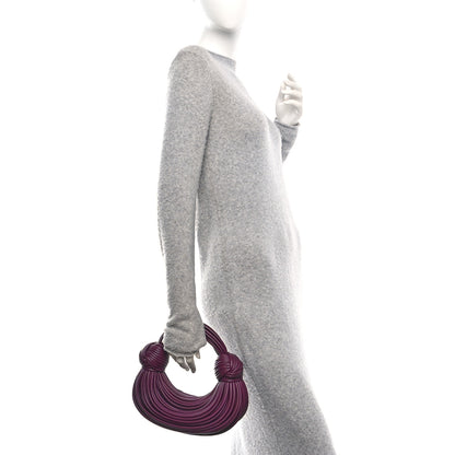 Bottega Veneta Nappa Mini Tubular Double Knot Grape 2 of 10