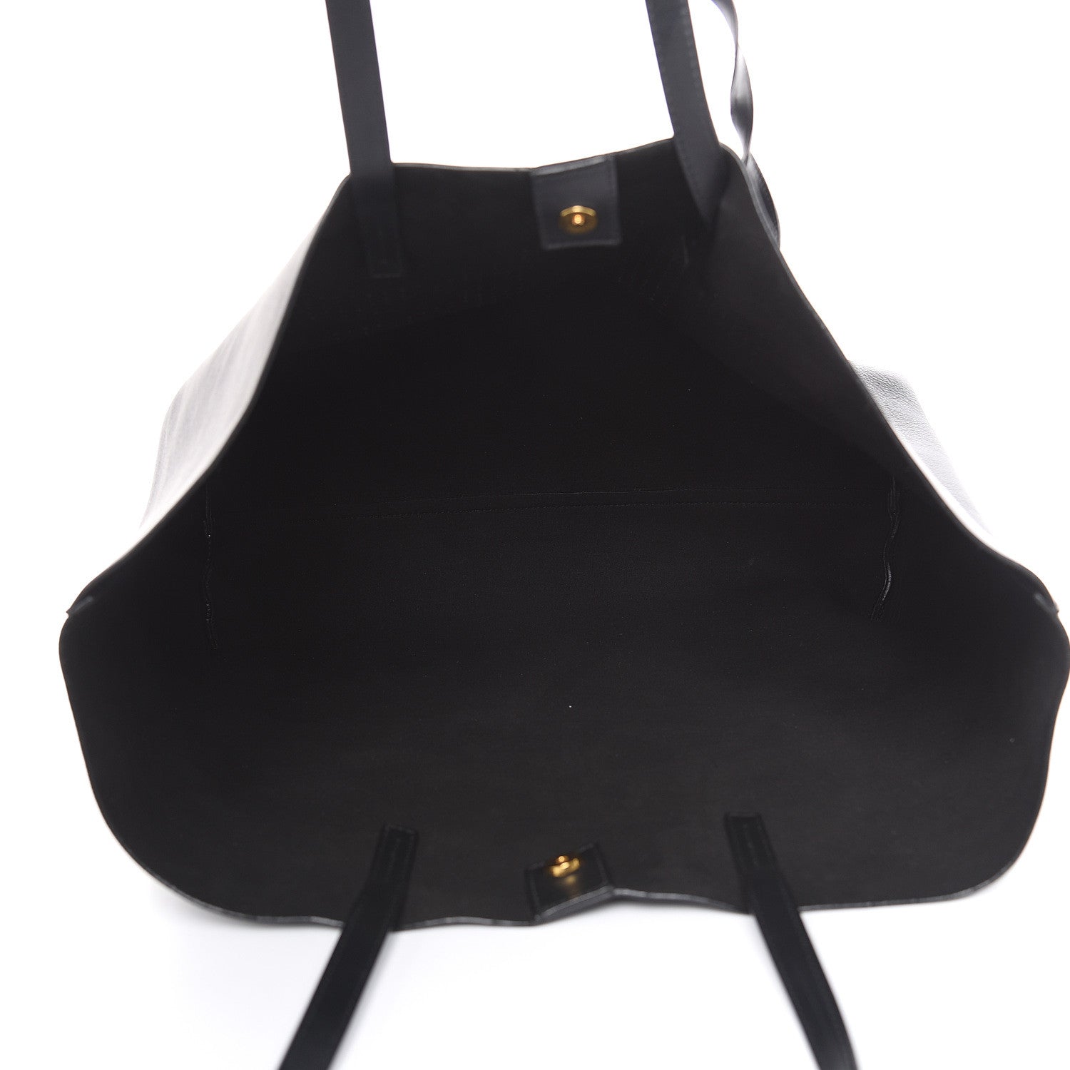 Tom Ford Calfskin Perforated Logo Tote Black 4 of 13