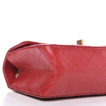 Chanel Aged Calfskin Quilted 2.55 Reissue Mini Flap Red 6 of 11