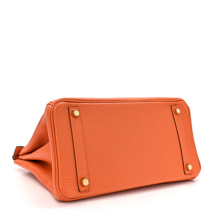 Hermes Togo Birkin 30 Orange 4 of 16