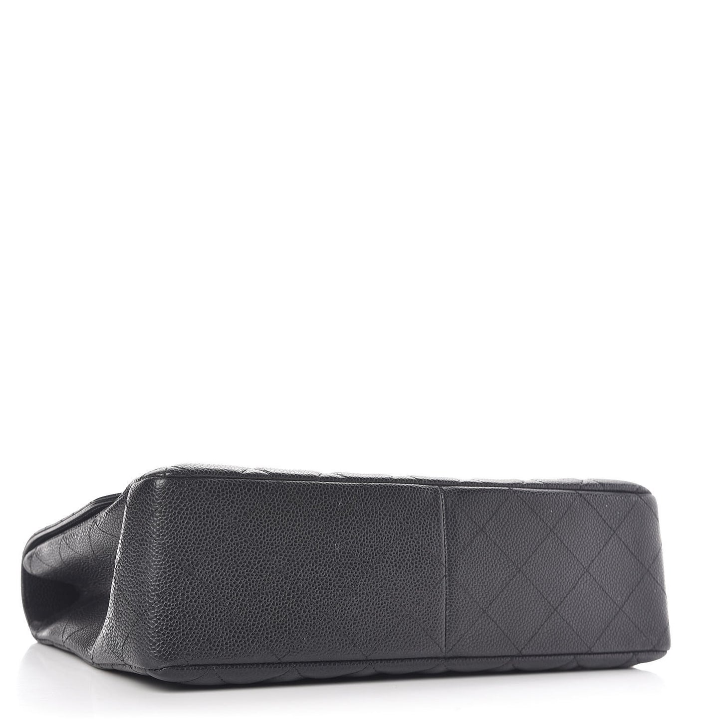 Caviar Quilted Jumbo Single Flap Black
