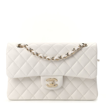 Chanel Caviar Quilted Small Double Flap White 1 of 8