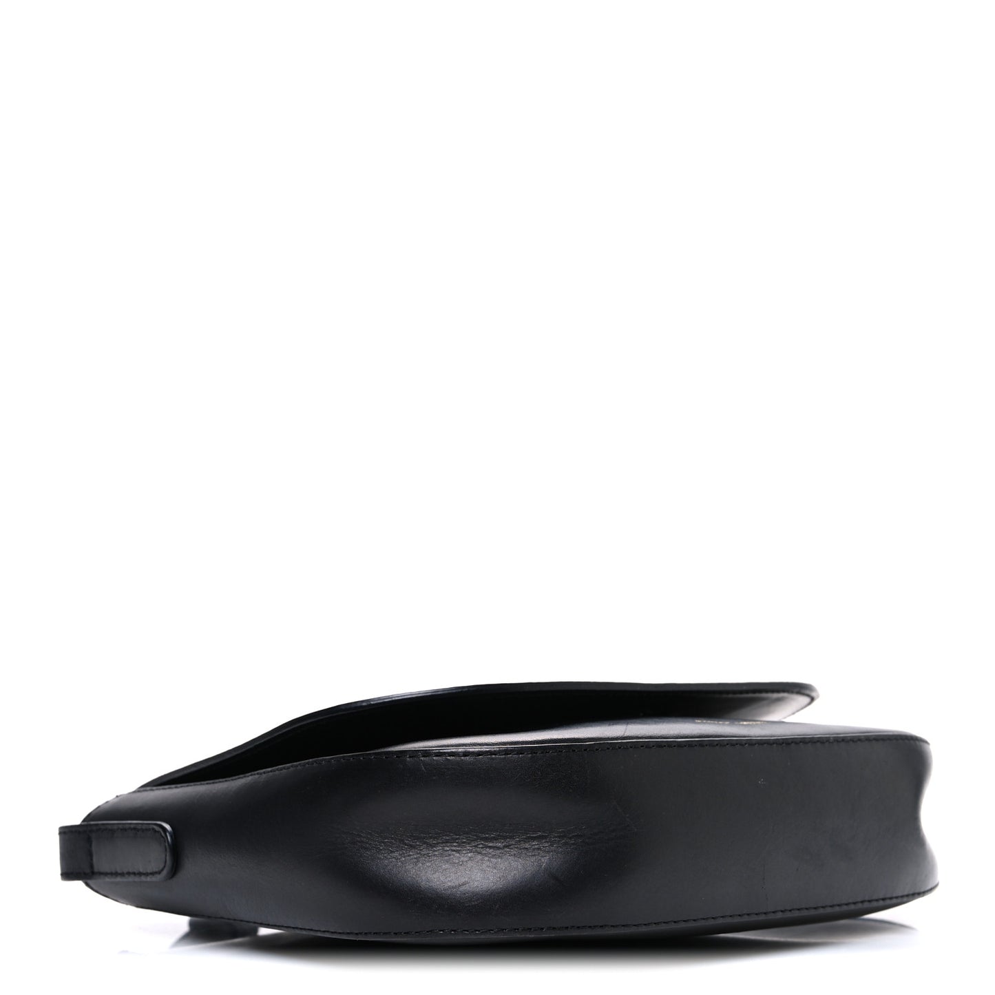 Calfskin Flap Crossbody Bag Black