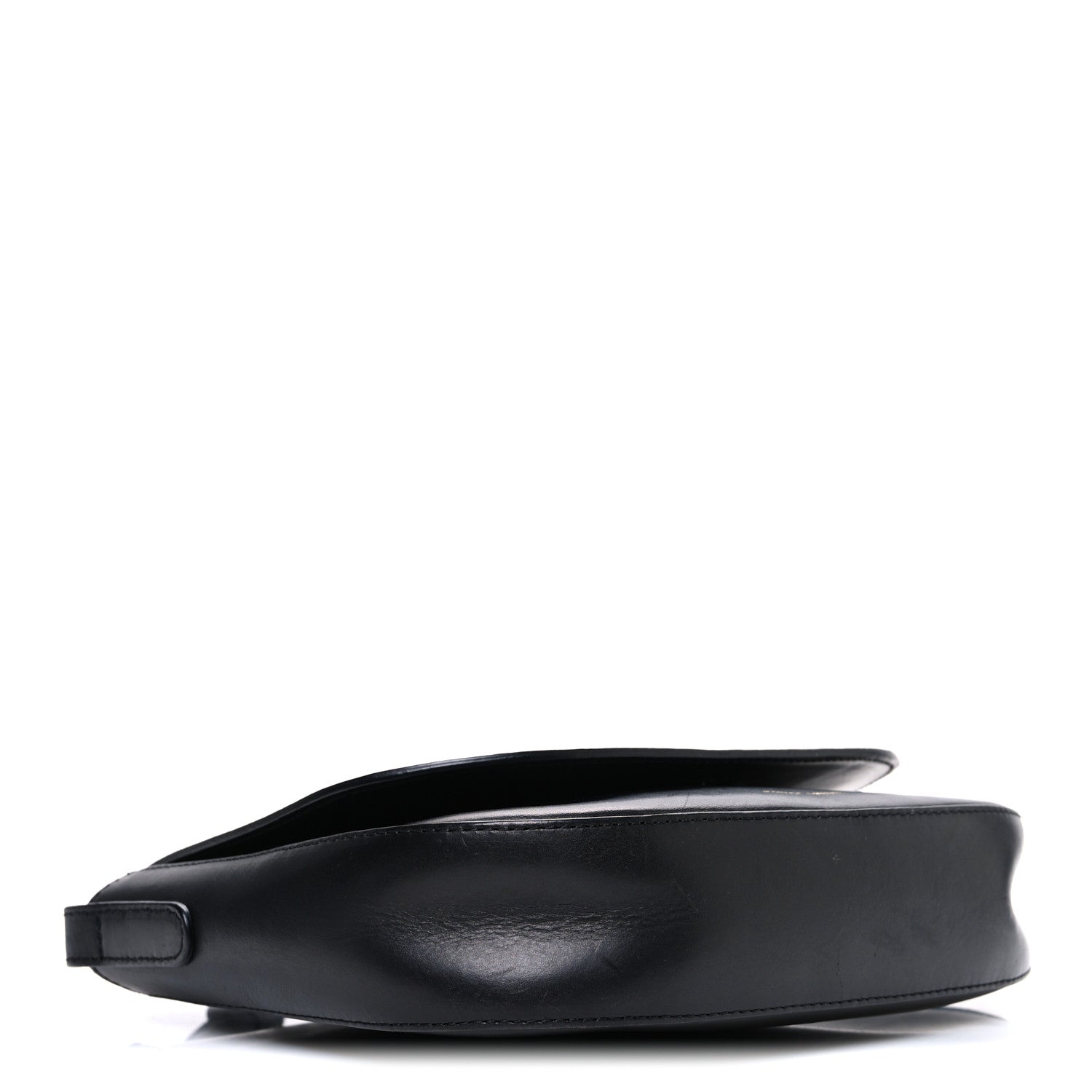 Mansur Gavriel Calfskin Flap Crossbody Bag Black 4 of 10