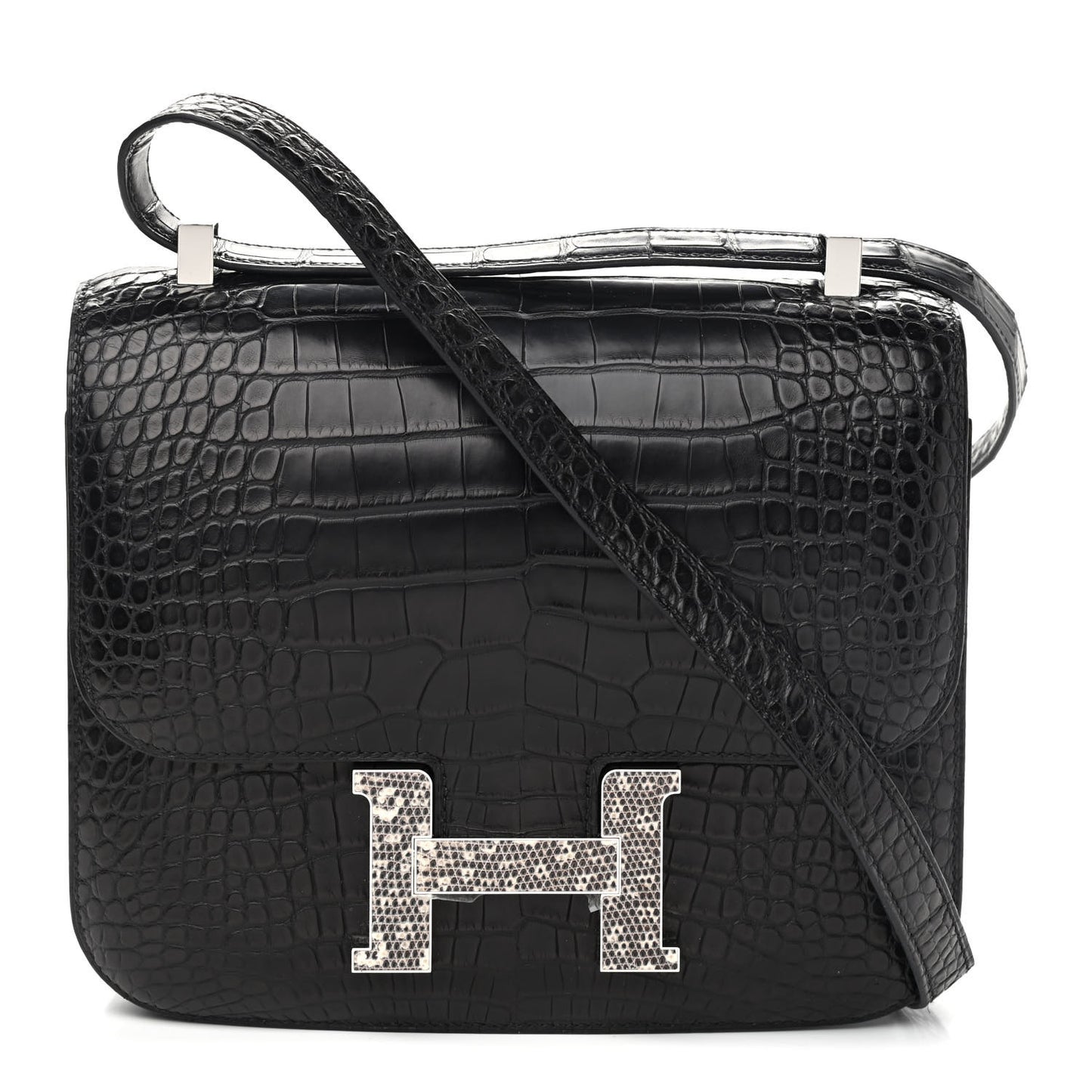 Matte Alligator Lizard Constance 24 Black Ombre