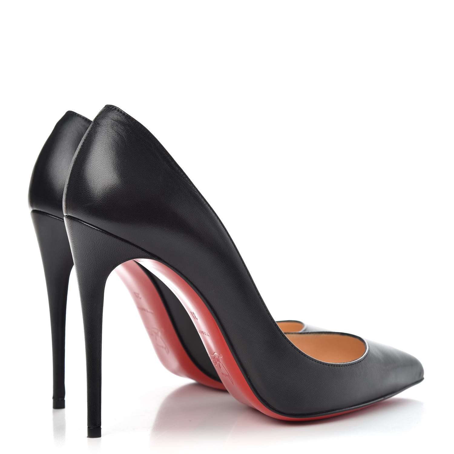 Christian Louboutin Shiny Nappa Pigalle Follies 100 Pumps 38 Black 4 of 10