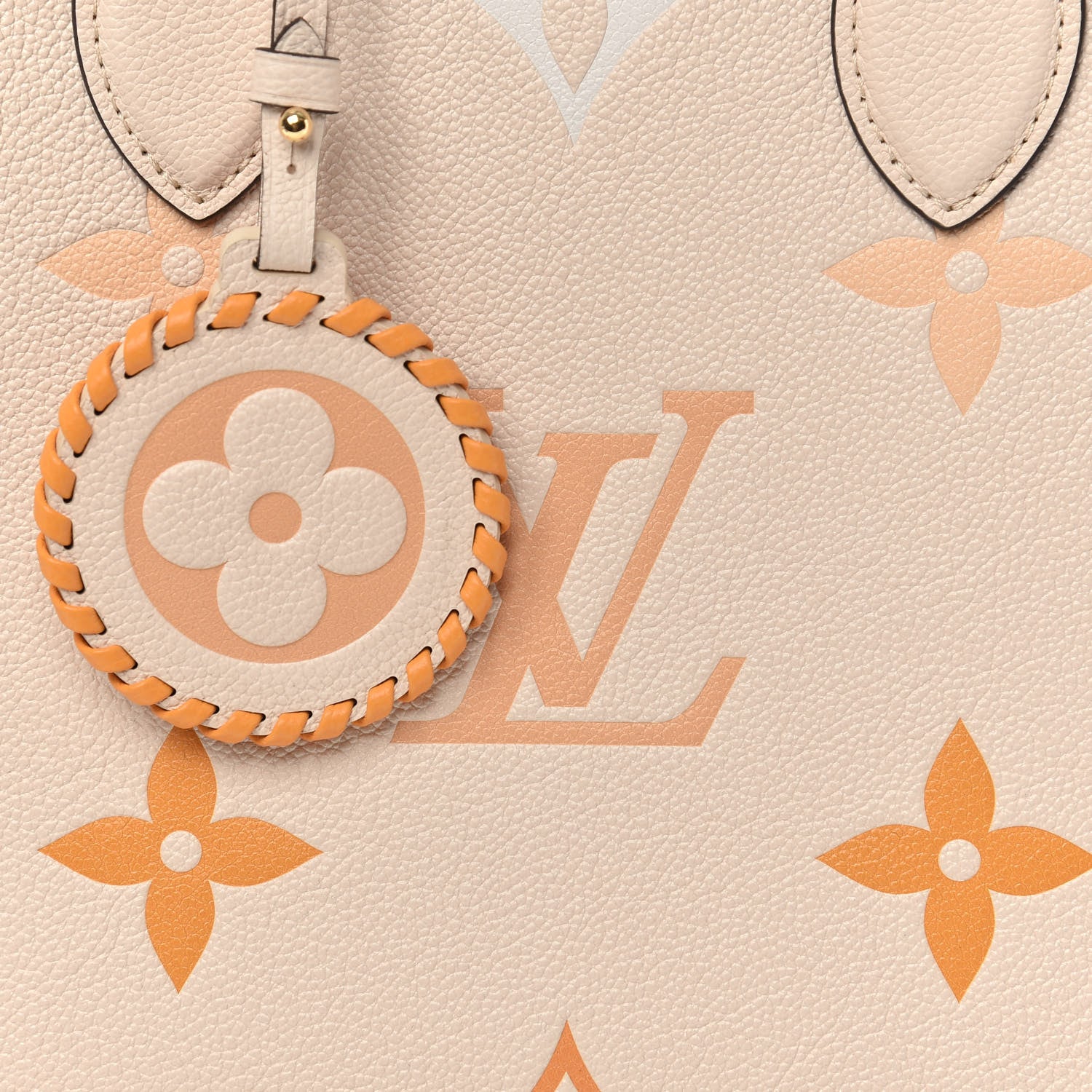 Louis Vuitton Empreinte Monogram Giant By The Pool Onthego MM Cream Saffron 9 of 12