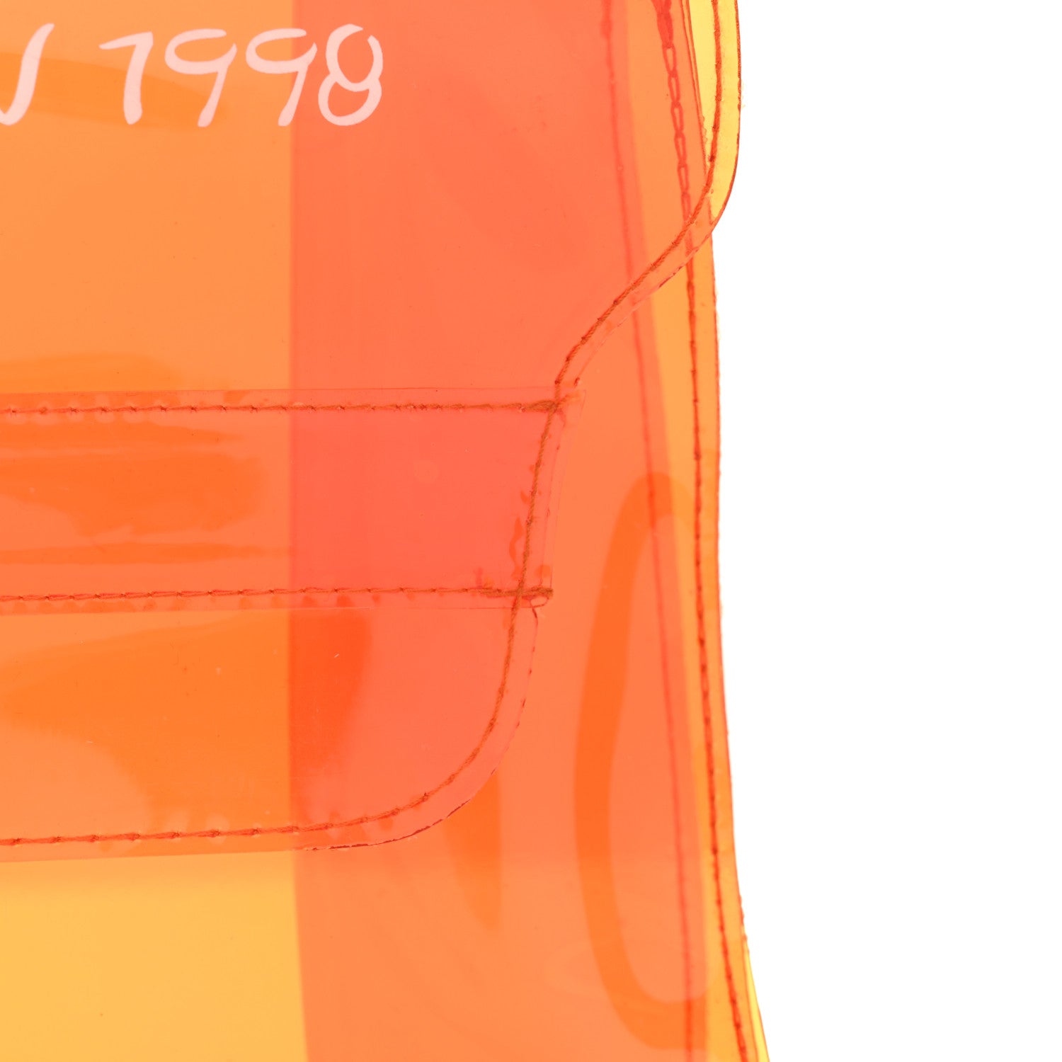 Hermes Vinyl Souvenir De L'Exposition Kelly Orange 12 of 14