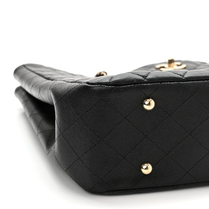 Chanel Caviar Quilted Large Shopping Tote Black 3 of 10