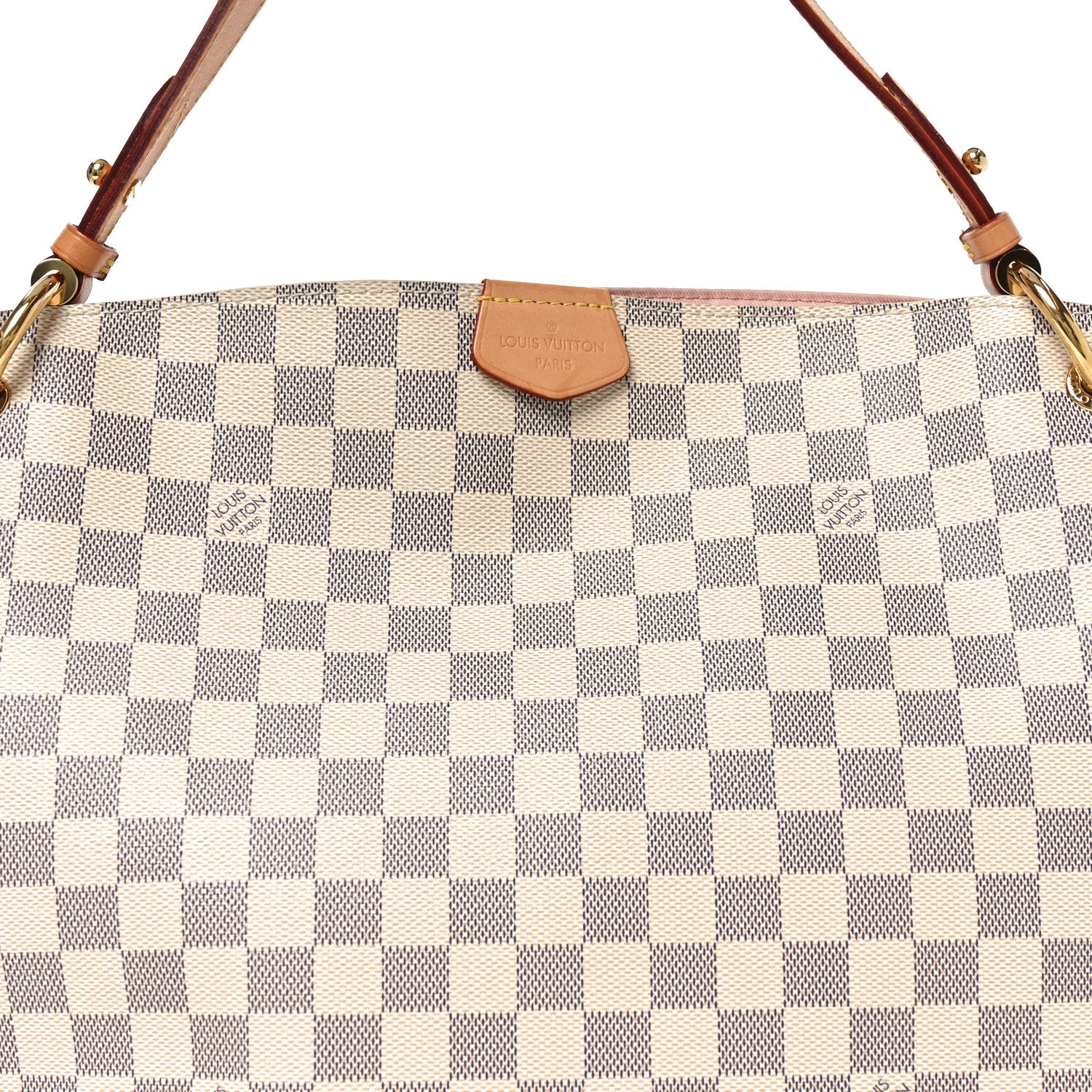 Louis Vuitton Damier Azur Graceful PM Rose Ballerine 7 of 9