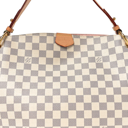 Louis Vuitton Damier Azur Graceful PM Rose Ballerine 7 of 9