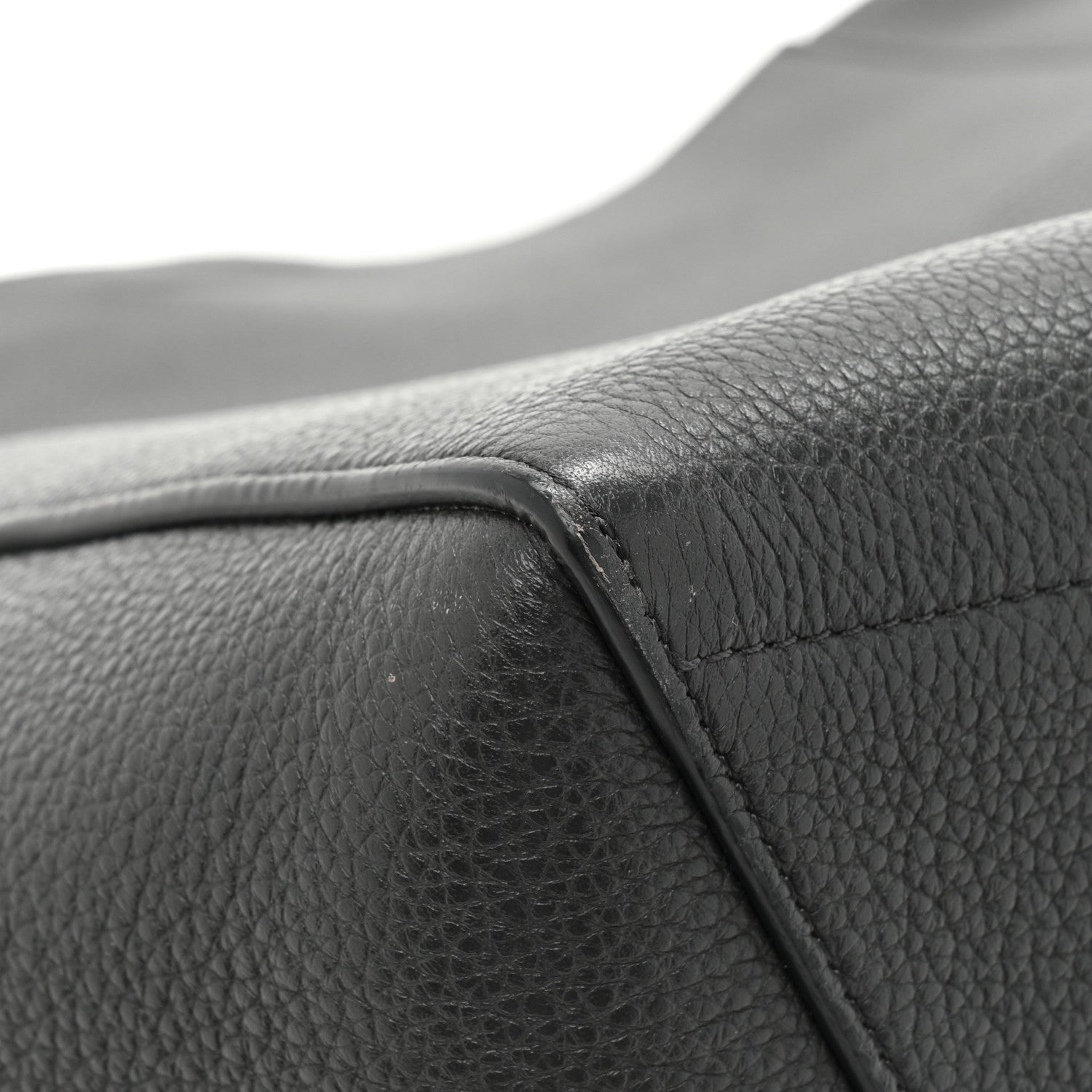 Celine Soft Grained Calfskin Sangle Bucket Bag Anthracite 9 of 12
