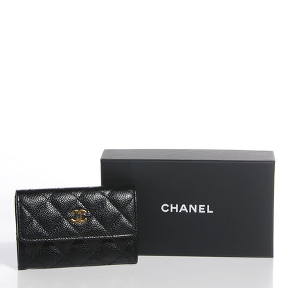 Chanel Caviar Quilted Flap Card Holder Black 9 of 9