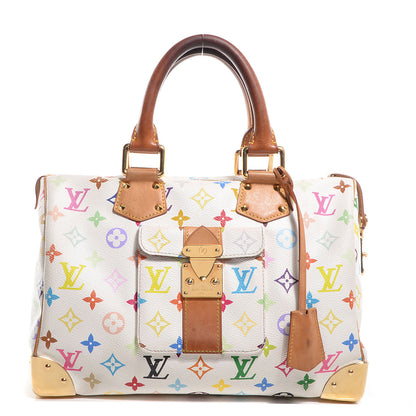 Louis Vuitton Monogram Multicolor Speedy 30 White 1 of 8