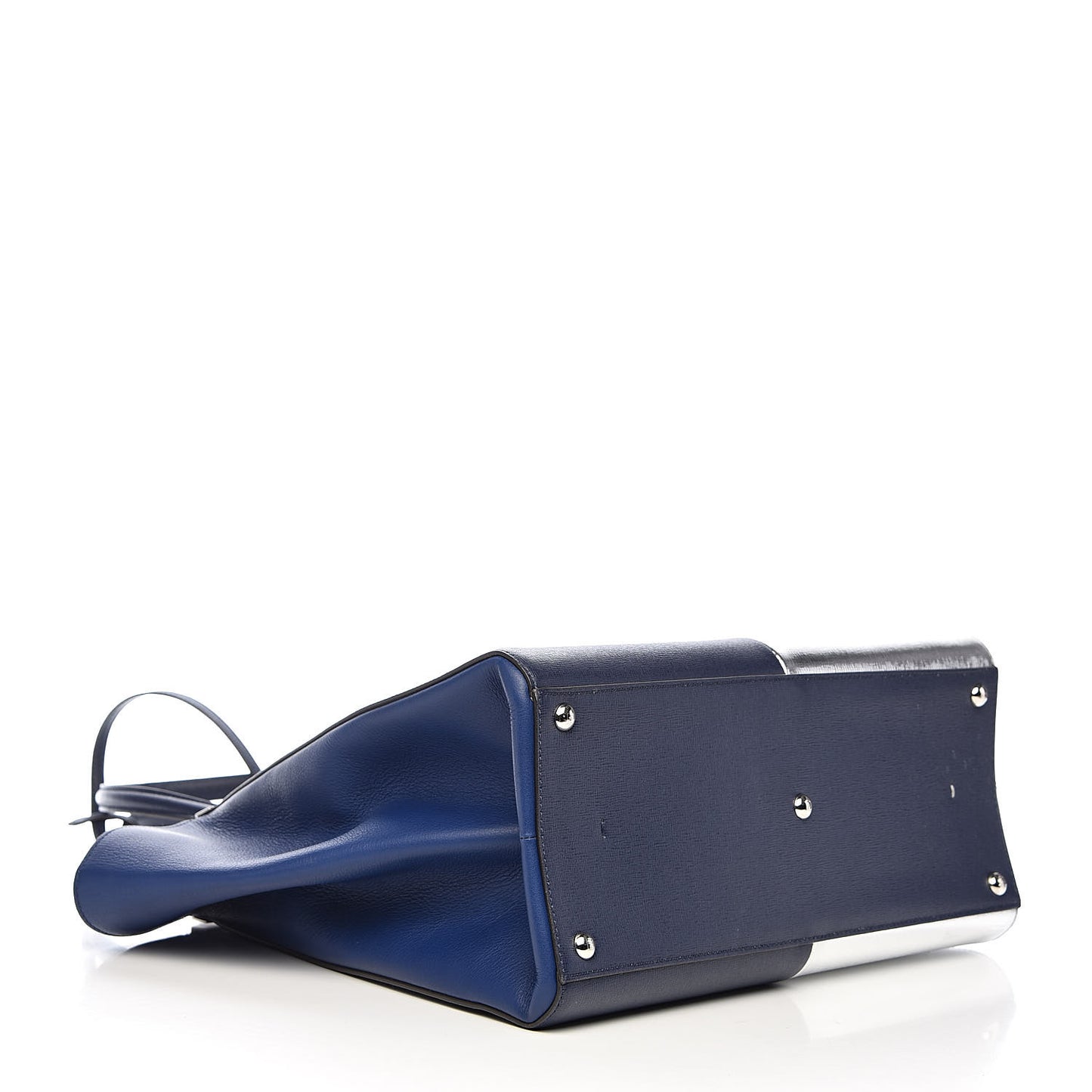 Vitello Elite Bi-Color Large 3Jours Tote Argento Palladio