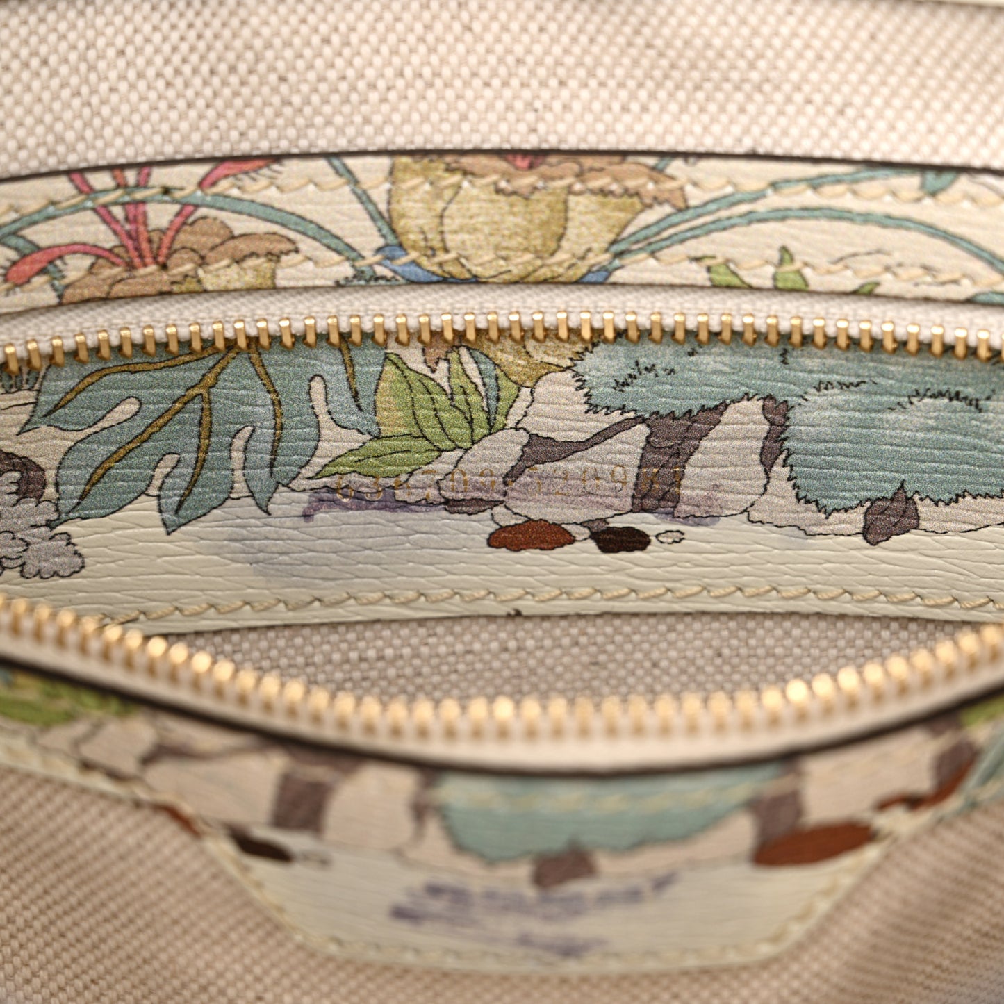 New Shangai Calfskin Tiger Savanah Small Jackie 1961 Hobo Chalky White Multicolor