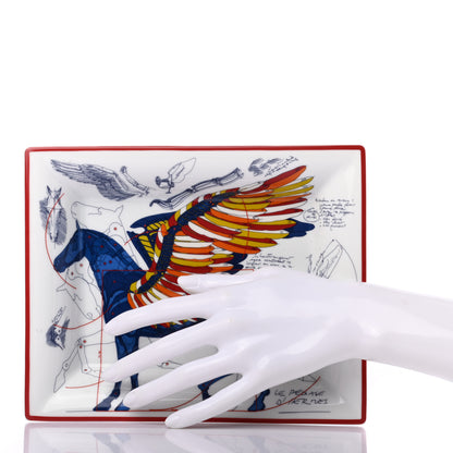Hermes Porcelain Pegase Ashtray Anis Outremer 2 of 6