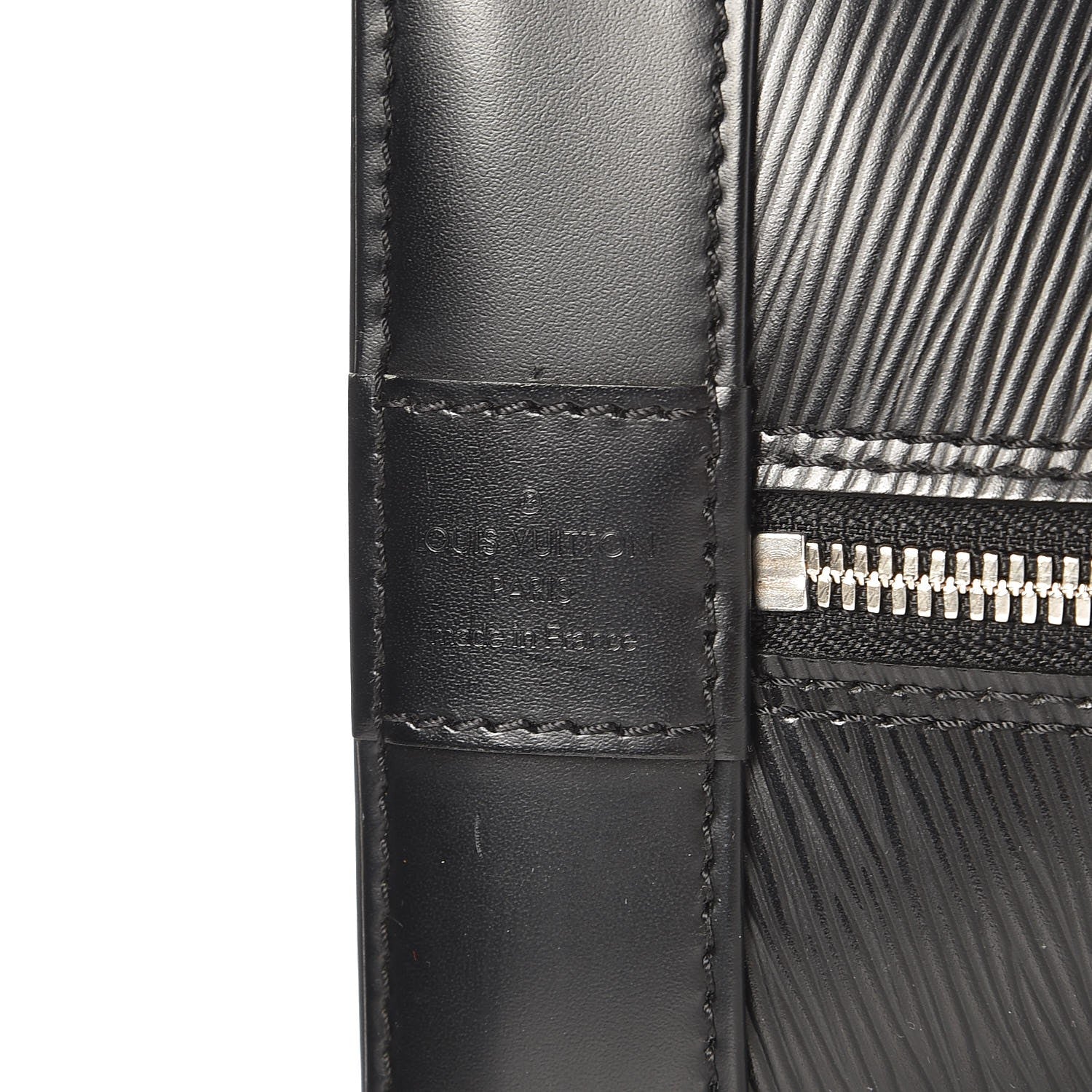 Louis Vuitton Epi Alma MM Black 6 of 9
